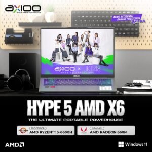 Axioo Laptop Hype 5 AMD X6 Ryzen 5-6600H/16GB/512GB/FHD IPS