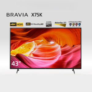 SONY Bravia X75K 43" 4K HDR TV,Smart TV KD