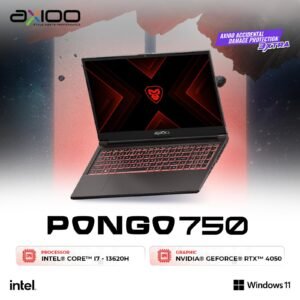 Axioo Laptop Gaming Pongo 750 Intel i7-13620H/16GB/512GB/RTX 4050/FHD IPS 144Hz -Windows 11 Home