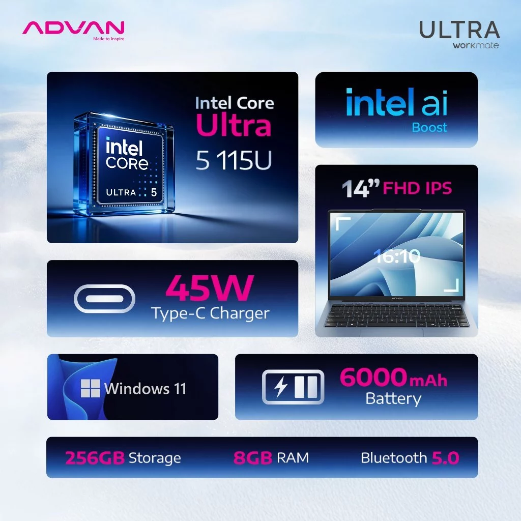 ADVAN LAPTOP WORKMATE ULTRA - Gambar 7