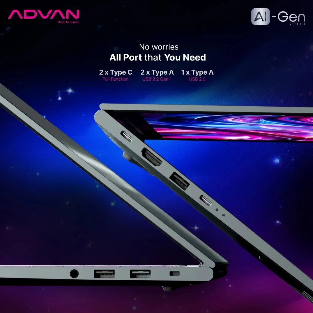 Advan Laptop AI Gen ULTRA Intel - Gambar 5