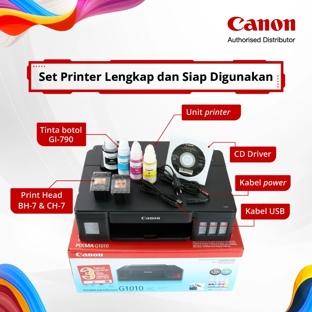 Printer Canon Pixma G1010 - Print Only - Gambar 3