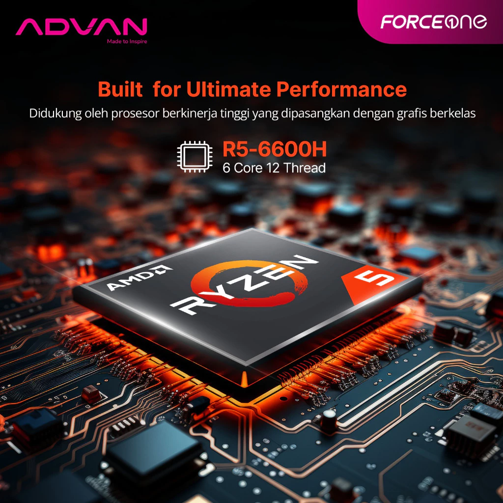 ADVAN AIO Force One PC AMD Ryzen 5 - Gambar 4