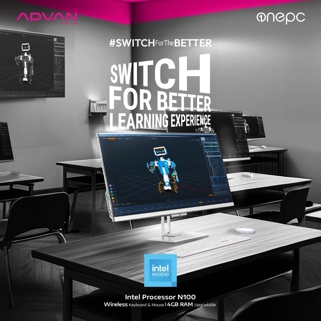 ADVAN All in One PC AIO Intel N100 - Gambar 3