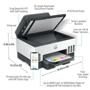HP Smart Tank 750 All-in-One - Print Scan Copy Duplex Wireless
