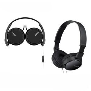Sony MDR-ZX110AP Wired Headphones Black - Garansi Resmi