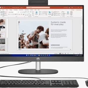 HP PC AIO ProOne 240 G10 [Core i3 N300 / 8GB / 512GB SSD / 23.8" FHD / Win11 / Black] Garansi Resmi
