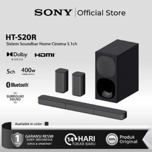 SONY HT-S20R Sistem Soundbar Home Cinema 5.1ch