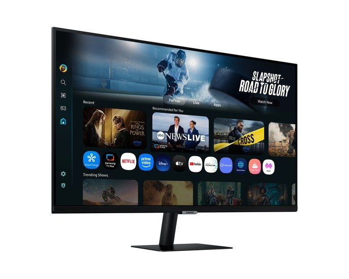 Samsung Smart Monitor 32" M7 M70F 4K UHD Vision AI Smart TV Apps - LS32FM700UEXXD - Gambar 3