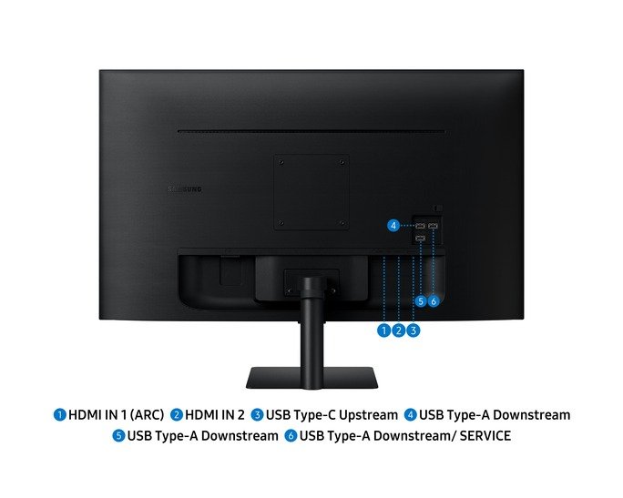 Samsung Smart Monitor 32" M7 M70F 4K UHD Vision AI Smart TV Apps - LS32FM700UEXXD - Gambar 4