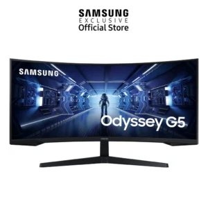 Samsung Odyssey G5 34" WQHD 165Hz 1ms 1000R Curved Gaming Monitor