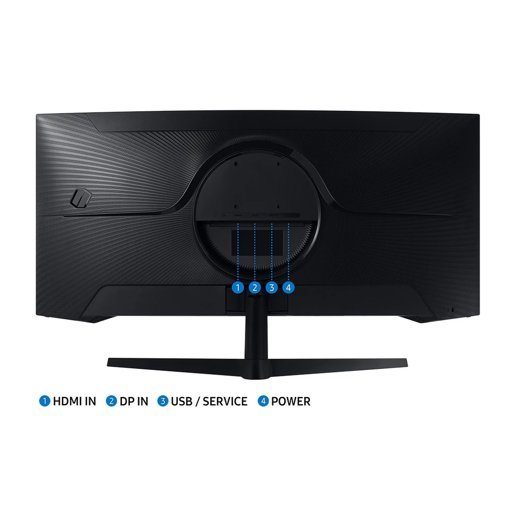 Samsung Odyssey G5 34" WQHD 165Hz 1ms 1000R Curved Gaming Monitor - Gambar 4