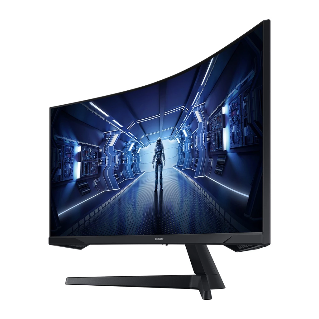 Samsung Odyssey G5 34" WQHD 165Hz 1ms 1000R Curved Gaming Monitor - Gambar 3
