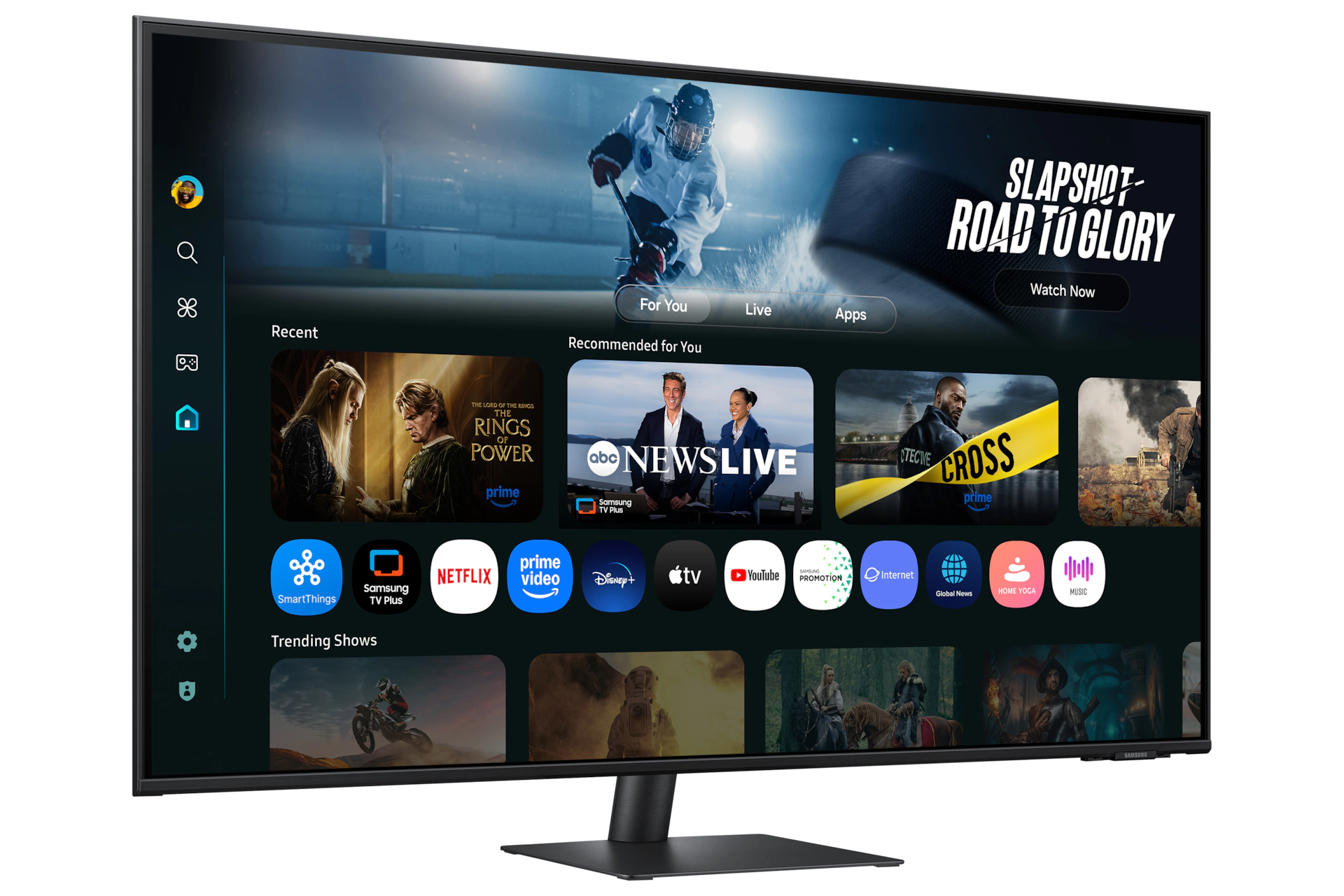 Samsung Smart Monitor 43" M7 M70F 4K UHD Vision AI Smart TV Apps - LS43FM702UEXXD - Gambar 10
