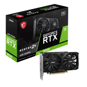 MSI GeForce RTX 3050 Ventus 2X 6GB GDDR6 OC - Garansi Resmi 3 Tahun