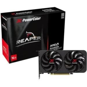 PowerColor AMD Radeon RX 9060 XT REAPER 16GB GDDR6 Graphic Card - Garansi Resmi 2 Tahun